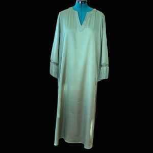 Tuckernuck XXL Cactus green Fringe Jaime dress